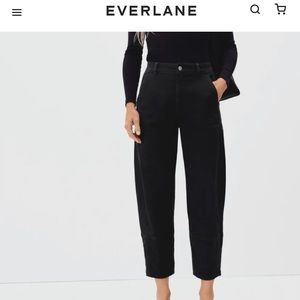 Everlane The Utility Pant Black size 14 EUC